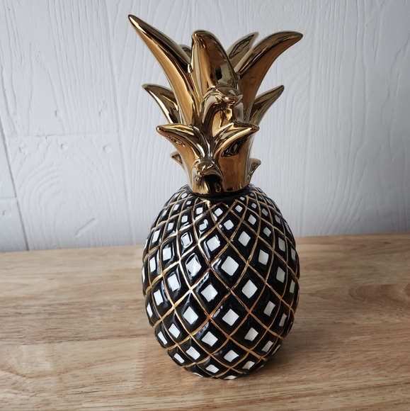 Mackenzie-Childs Pineapple Candle Holder - Large - Black - Picture 2 of 7